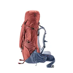 Plecak trekkingowy Deuter Aircontact X 60+15 SL damski - redwood/ink