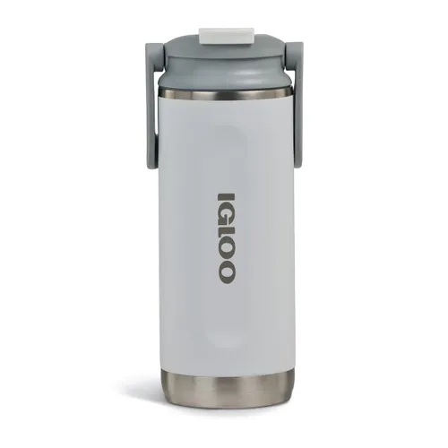Kubek termiczny Igloo Tumbler Flip 'n' Sip 480 ml white