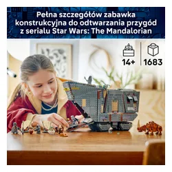 LEGO 75453 Star Wars: Мандалорский песчаный краулер джавов, набор кубиков 14+