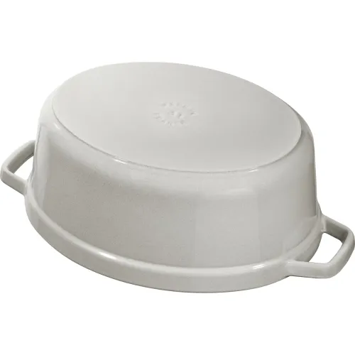 STAUB La Cocotte Oval 4,2 l - garnek żeliwny/brytfanna z pokrywką