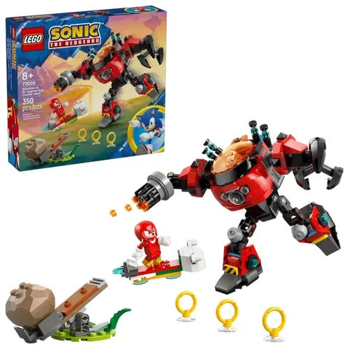 LEGO Sonic 77005 Knuckles Kontra Dr. Eggman W Mechu Egg Crusher
