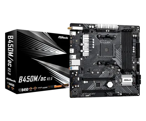 Płyta główna ASrock B450M/ac R2.0