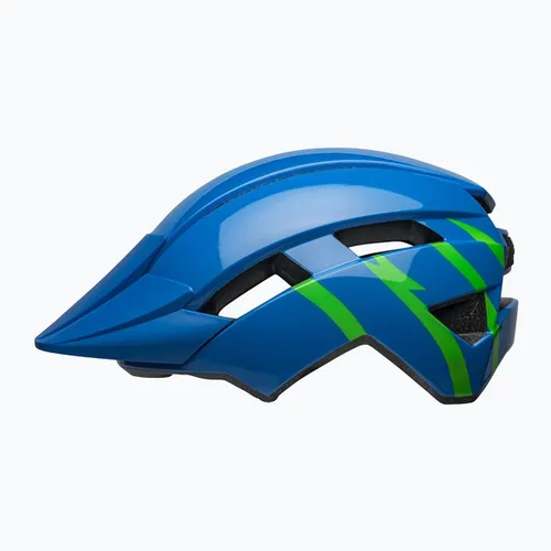 Kask rowerowy dziecięcy Bell Sidetrack II Jr gloss blue green