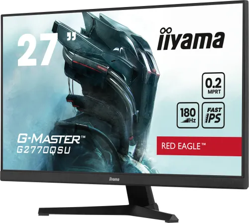 Monitor iiyama G-Master Red Eagle G2770QSU-B6 27" 2K Fast IPS 180Hz 0,2ms MPRT Gamingowy