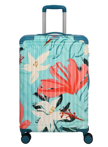 Чемодан Travelite Cruise Trolley M Print - turquoise lily