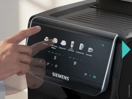 Ekspres Siemens EQ500 iAroma Piano Black TP551E19 Szerokość 26,5cm