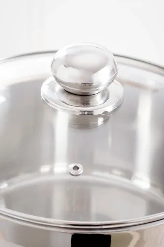 Garnek ze stali nierdzewnej z pokrywką SSW CITY 6,1 l