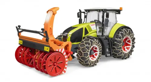 Bruder Professional Series Claas Axion 950 with snow chains and snow blower