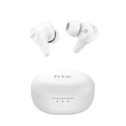 Słuchawki bezprzewodowe HTC Wireless Earbuds Plus Dokanałowe Bluetooth 5.0 Biały