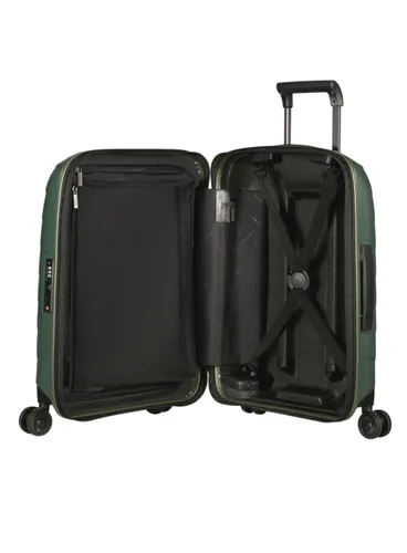 Маленький расширяемый чемодан Samsonite Attrix 55 см (23/26 см) - basil green