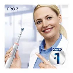 Ротационная зубная щетка Oral-B Pro3 3500 WH Sens + чехол