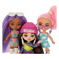 LALKA BARBIE EXTRA MINI MINIS zestaw 5 lalek HPN09