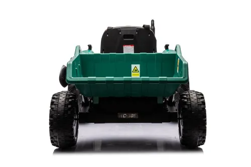 Traktor Na Akumulator Dla Dziecka Hc-306 24V 2X95W Przyczepa Eva LED Pilot