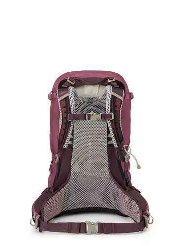 Plecak turystyczny damski Osprey Sirrus 34 - elderberry purple/chiru tan