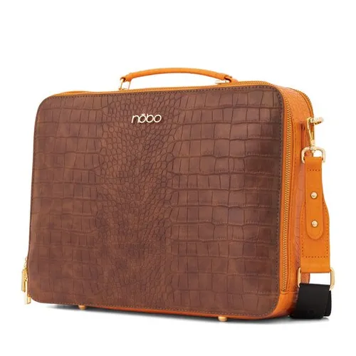 Geantă pentru Laptop Nobo NBAG-N3050-CM17 maro cu portocaliu