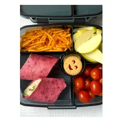 Lunchbox głęboki 5-komorowy Yumbox Go Bento Box - Berlin charcoal gray