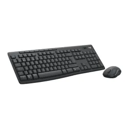 Zestaw klawiatura i mysz Logitech MK370 Business bezprzewodowy szary