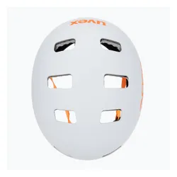 Kask dziecięcy UVEX Kid 3 CC dirtbike light grey/orange