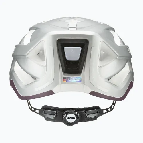 Kask rowerowy UVEX City Active silver/plum matt