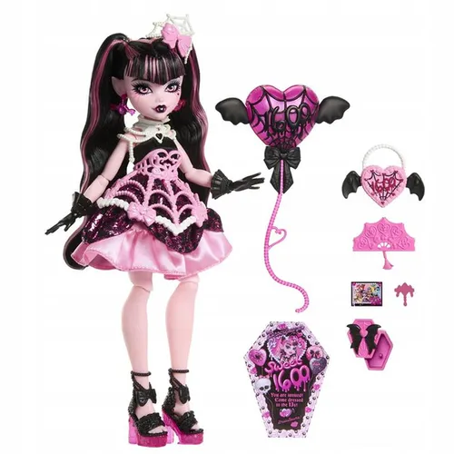 Lalka Mattel Monster High Straszysłodkie urodziny Draculaura Lalka JBG74