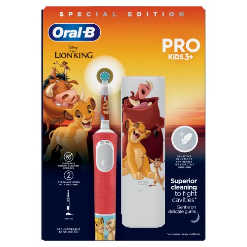 Szczoteczka elektryczna dla dzieci Oral-B Pro Kids Król Lew