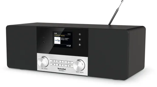 Radioodbiornik TechniSat DigitRadio 4C Radio FM DAB+ Bluetooth Czarno-srebrny