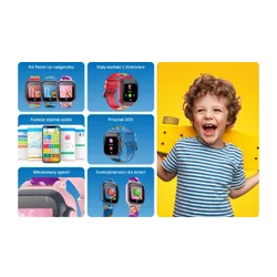 Smartwatch FOREVER Psi Patrol Sky Różowy