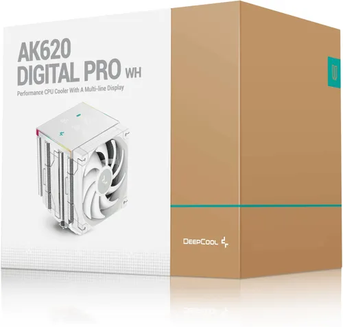 Chłodzenie CPU DEEPCOOL AK620 Digital Pro Biały
