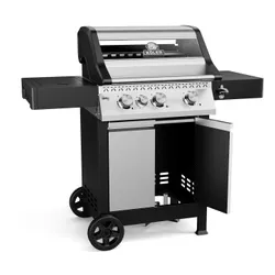 Grill gazowy KOLER Krone Compact Srebrny 15.5 kW 60 x 46 cm