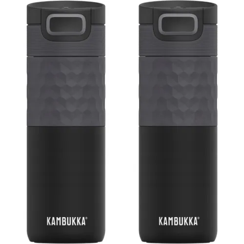 Zestaw kubków termicznych Kambukka Etna Grip Black Steel