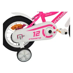 Rower dziecięcy INDIANA Roxy Kid 12 cali dla dziewczynki Różowy
