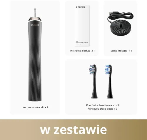 Szczoteczka soniczna DREAME NB01 Czarny