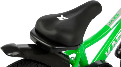 Rower dziecięcy KARBON Jazz 14 cali dla chłopca Zielony Neon