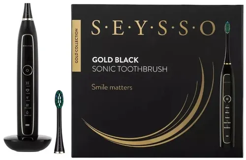 Szczoteczka soniczna SEYSSO Gold Black Special Collection
