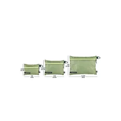 3 Organizery Eagle Creek Pack It Isolate Sac Set XS/S/M - mossy green