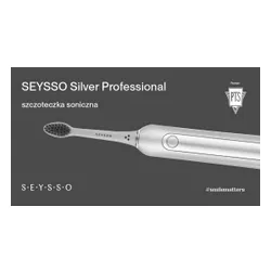 Szczoteczka soniczna SEYSSO Carbon Professional Silver