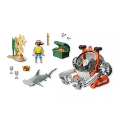 Playmobil Zestaw z figurkami 71860 Poszukiwania skarbu łodzią podwodną