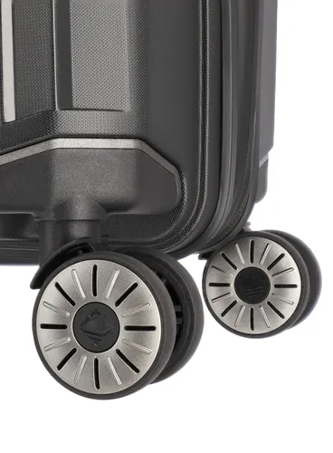 Travelite Elvaa Trolley M-black Orta Genişletilebilir Bavul