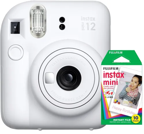 Aparat Fujifilm Instax Mini 12 Biały + wkłady 10szt