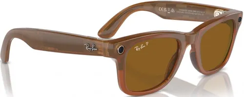 Okulary RAY BAN Meta Wayfarer Karmelowy Połysk