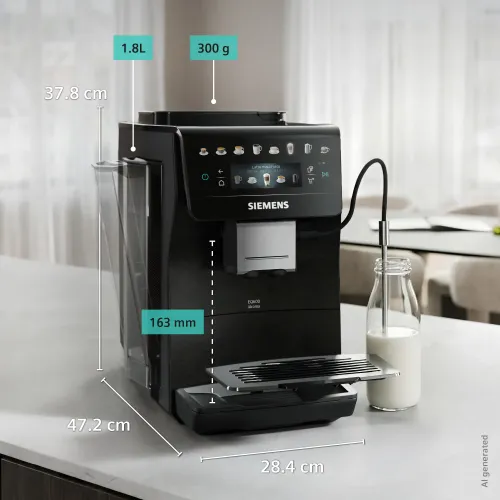 Ekspres Siemens EQ600 iAroma TP607ET8 Szerokość 36cm