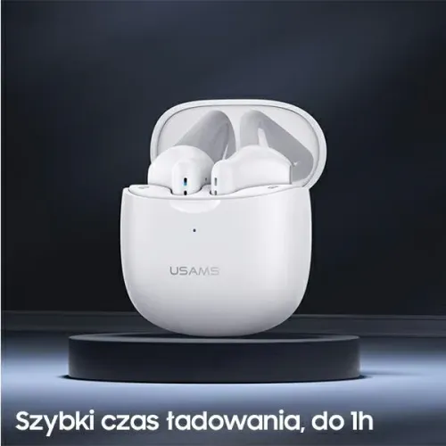 Słuchawki bezprzewodowe USAMS IA Series TWS Douszne Bluetooth 5.0 Czarny
