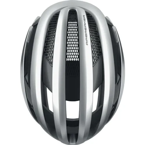Kask rowerowy Abus AirBreaker srebrny