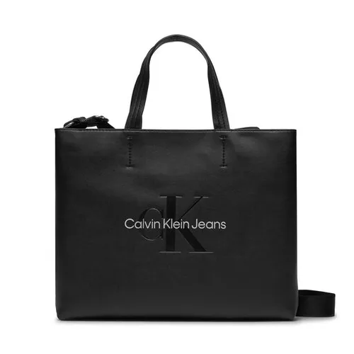 Сумка Calvin Klein Jeans Sculpted Mini Slim Tote26 Mono K60k611547 Black / Metallic Logo 0gl