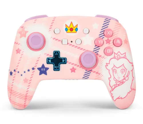 Pad PowerA Enhanced Princess Peach Plaid do Nintendo Switch Bezprzewodowy