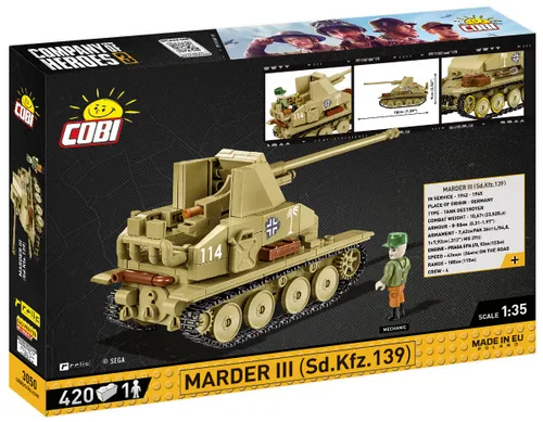 Конструктор COBI Marder III Sd.Kfz.139