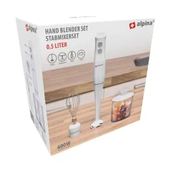 Blender Alpina ALP-WH-23092 400W Rozdrabniacz Końcówka do ubijania