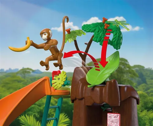 PLAYMOBIL Zoo 72071 Przygoda w dźungli, zestaw dla dzieci +4 lata