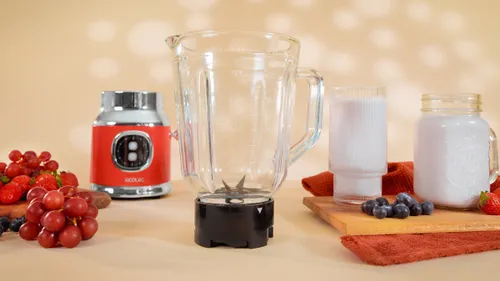 Blender kielichowy CECOTEC RetroTwist Czerwony