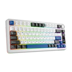 Klawiatura mechaniczna Rampage Quell Pro LEOBOG Star Vector Biało-Czarny